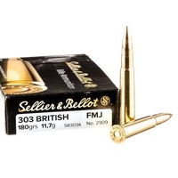 Sellier & Bellot Sbv331342 Ammunition .303 British 180gr Fmj