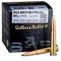 Sellier & Bellot Sbv340532 Rifle Ammunition .303 British 180gr Fmj