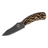 Southern Grind Jackal Pup Fixed Blade 2.8" 8670m Black Pvd Drop Point Blade - Black/tan G10 Handle #sg05080106-01