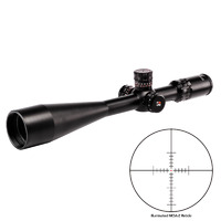 Sightron Hunting Rifle Scope Long Range Siii Plr Series Precision 10-50x60 Riflescopes - Zero Stop Moa-2 Reticle #si-28010