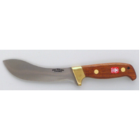 Svord Deluxe Curved Skinner Knife Fixed Blade 5 3/4" - Mahogany Handle #sv677bb