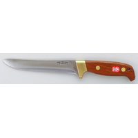 Svord Deluxe General Purpose 6 1/4 Fixed Knife - Mahogany Brass Handle #sv870bb