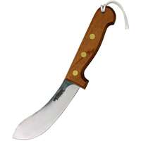 Svord Curved Skinner 5 3/4 Swedish High Carbon Steel Knife  - Brown Hardwood Handle #svcs
