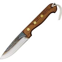 Svord 4 3/8" Drop Point High Carbon Steel Knife - Brown Hardwood Handle #svdp