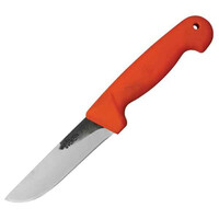 Svord Kiwi General Outdoors 4.75" Ss Plain Blade Knife - Orange Poly Handle #svkgo