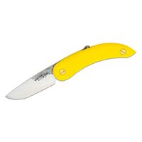 Svord Peasant Friction Folding Knife 3" Carbon Steel Blade - Yellow Poly Handle #svpkpy