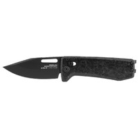Sog 2.8" S35vn Black Tini Blade Ultra Xr Blackout Folding Knife - Carbon Fiber Handle #12-63-05-57