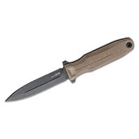 Sog 4.77" S35vn Black Double Edge Dagger Pentagon Fx Fixed Blade Knife - Flat Dark Earth G10 Handle #17-61-02-57