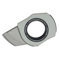 Sog Stainless Steel Utility Blade Rapid Edge Concrete Dust Neck Knife - White Grn Handle With Aluminum Pull Ring #18-30-02-43