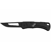 Sog 2.1" Black Oxide Blade Centi Ii Keychain Folding Knife - Stainless Steel Handle #ce1012-cp
