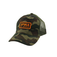 Spika Adults Trucker Camouflage Cap - Camo & Orange #gtc-006