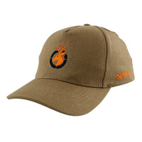 Spika Adults Hunting Canvas Cap Hat - Brown #gtc-004