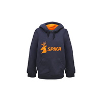 Spika Go Kid's Hoodie Black Orange - With Kangaroo Pouch Pocket #g-103 [14]