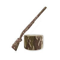Spika Webbing Tape Army Camouflage Wrap Rifle Gun Shooting Hunting - Brown, 5cm X 375cm #nt-cwb