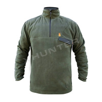 Spika Men's Hunting Basecamp Fleece Warm Jumper - Performance Olive #hcu-bco-1a