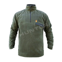 Spika Men's Hunting Basecamp Fleece Warm Jumper - Performance Olive #hcu-bco-1a [size S]