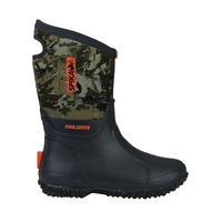Spika Bruzer Kids Gumboot With 100% Waterproof Rubber In Biarri Camo
