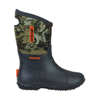 Spika Bruzer Kids Gumboot With 100% Waterproof Rubber In Biarri Camo [us Y 5]