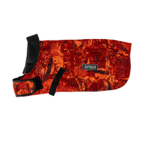 Spika K9sp-djzk9 Campside Dog Jacket In Biarri Blaze Fleece Lined Hunting Vest [xl]