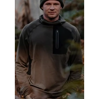 Spika Hch-Mfo-1a Mens Microfleece Hoodie Lightweight Gridfleece Recycled Polyester Oversized
