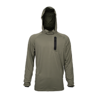 Spika Hch-Bne-1a Bandit Mens Hoodie Moss Green Upf50+ 150gsm Recycled Polyester Slim Fit