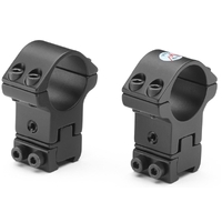 Sportsmatch Rifle Scope Rings Mount  Dovetails High Quality Adj Elevation Windage - 2 Pieces 1 Inch High #atp65