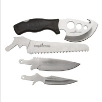 Schrade Old Timer Guthook Butcher Skinner Switch-It Knife - 4 Interchangeable Blades #1105593