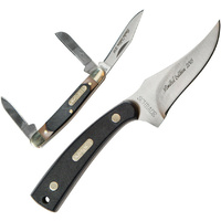 Schrade Old Timer Hunting Folder Skinning Junior Knife Combo - 2 Pieces #1089694