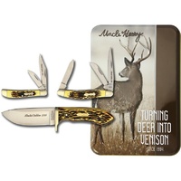 Schrade Uncle Henry Hunting Fixed Blade Folders Knives Gift Set - 3pcs Limited Edition #1089699