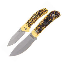 Schrade Uncle Henry Fixed/folder Combo Knife Set W Sheath - 2 Pieces #schp1130009