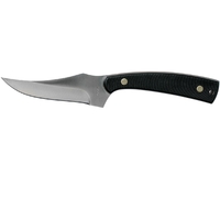 Schrade Large Sharpfinger Fixed Blade Knife - With Delrin Handle And Leather Belt Sheath #152otl