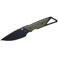 Schrade Delta Class Outback Fixed Blade Knife 3.75" - Od Green Overmold Handles #sch1182497