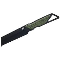 Schrade Delta Class Outback Cleaver Fixed Blade Knife - Od Green Overmold Handles #sch1182498
