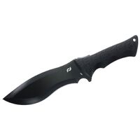 Schrade Delta Class Little Ricky Fixed Blade Knife 7.25" - Black Overmold Handles #sch1182513
