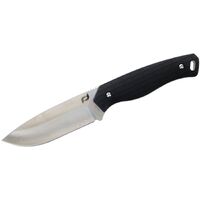 Schrade Delta Class Exertion Dp Fixed Blade Knife 4" - Black Kraton Handles #sch1159309
