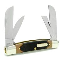 Schrade Old Timer Big Man Pocket Knife - Carbon Stainless Steel #4 Ot