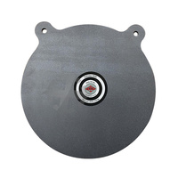 Sts Shooting Round Gong - 350mm 600 Metre 2.0moa  Bare Steel 10mm Bis 500 #600mr2