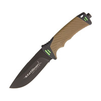 Statgear 9.5 Inch Overall Survival Stainless Knife - W Rubber Handle #stat05