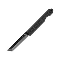 Statgear 2 Inch Stainless Tanto Blade Pocket Samurai Folding Knife - Black Aluminum Handle #stat116