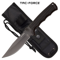 Tac-Force Tactical Full Tang Fixed Blade Knife - 9.8" Overall #tf-Fix012Bk