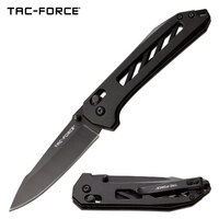 Tac-force Drop Point Manual Folding Knife - 8 Inch Overall Black #tf-1035bk