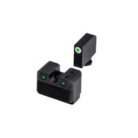 Truglo Tritium Pro Handgun Sight Set For Glock Low Mos - Black Fortress Finish Fits Standard Holsters #tg-tg231g1mw