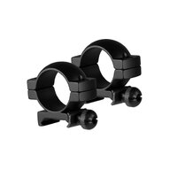 Truglo Lightweight 1inch Scope Rings Mounts Medium Weaver - Black Aluminum Matte #tg-tg8960b1