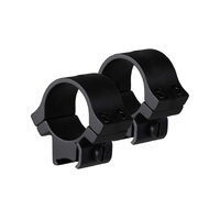Truglo 1 Inch Scope Ring Set Lightweight Quad Picatinny Weaver High - Tube Matte Black Aluminum #tg-tg8961b2