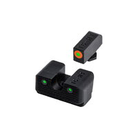 Truglo Tritium Pro Day Night Sight Set For Glock High - Green Front Sight Black Steel #tg-tg231g2c