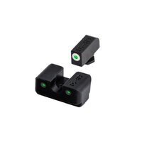Truglo Tritium Pro Handgun Green Night Sights For Glock Low Pistols - Glows-in-the Dark Fortress Finish #tg-tg231g1w