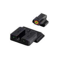 Truglo Tritium Pro Handgun Night Sights For Smith & Wesson M&p - Orange With U-notch Black Steel #tg-tg231mp1c