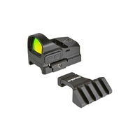 Truglo Tru-tec Mcro Sub-compact 1x23mm Red Dot Sight 45 Degree Offset Mount - 3 Moa Multi-coated Black Aircraft-grade Aluminum  #tg-tg8100bm