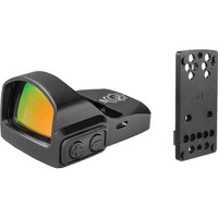 Truglo Tru-tec Mcro Sub-compact 1x23mm Red Dot Sight With Glock Dovetail - 3 Moa Multi-coated Black Aircraft-grade Aluminum #tg-tg8100b1