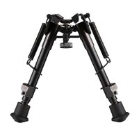 Atacpro 6-9'' Adjustable Handy Spring Return Sniper Hunting Tactical - Rifle Bipod #Tm01011